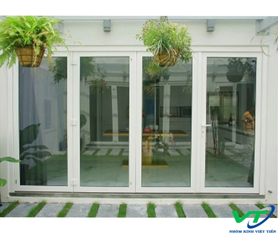 Cửa đi 4 cánh mở quay